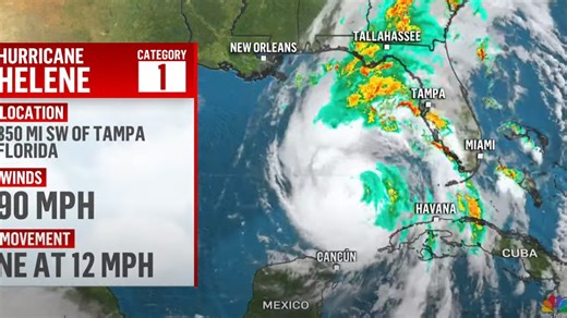 Hurricane Helene storm path: Potentially 'catastrophic' storm to make landfall in Florida