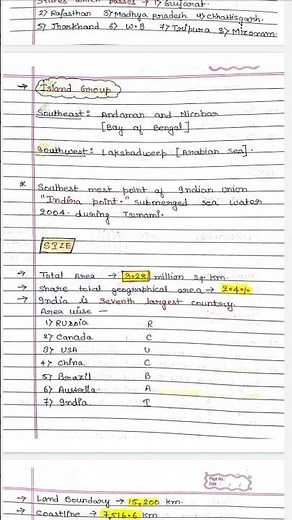 class 9th Geography chapter 1 notes Indian Size and Location