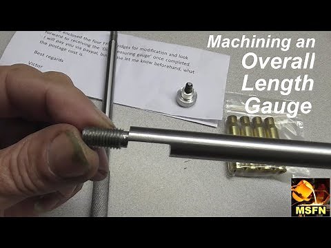 Machining an Overall Length Gauge (OAL Gauge) & New MILL!- MSFN