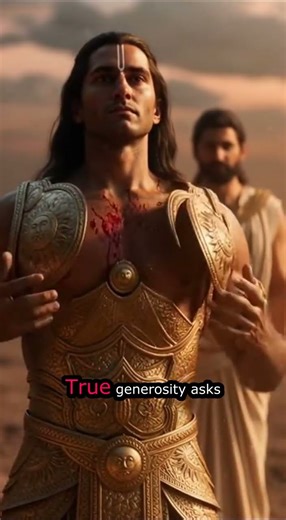 Karna - True generosity asks for everything, even life itself