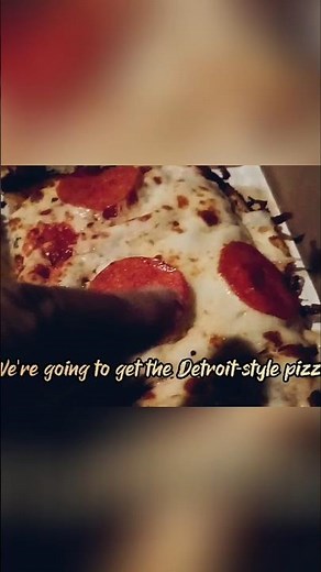 Detroit Style pizza