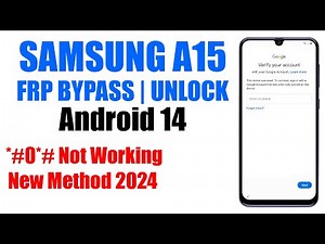 Samsung A15 FRP Bypass Android 14 || Samsung A155F Google Account Remove
