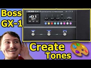 Boss GX-1 HOW TO Create Tones, Boss GX1 Create Custom Patch