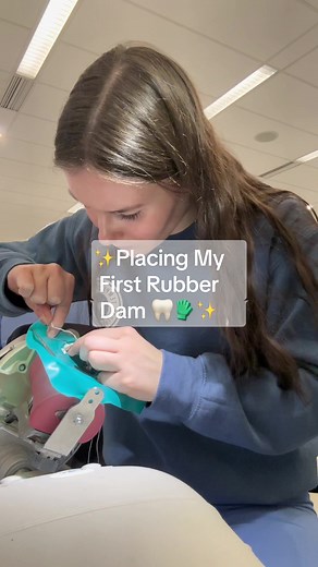 Placing My First Rubber Dam for Dental Isolation - Step-by-Step Tutorial
