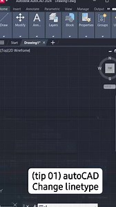 Tip 01. Change linetype #AutoCAD | Digital Architecture