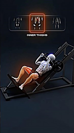 Hack Squat Tricks To Increase Your Leg Gains #shorts #legworkout