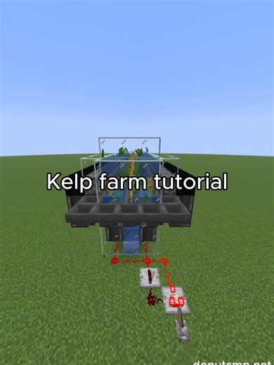 Best farm so far ''Kelp farm'' #minecraft #fyp #donutsmp #farm | Minecraft Farm
