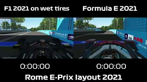 【F1 VS FE】罗马电动方程式赛道对决