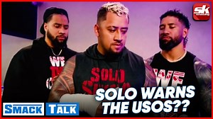 1.5K views · 81 reactions | "They can take their time, do the slow burn." In our latest 'Smack Talk' episode with @TruHeelSP3 and @RickUcchino, @DirtyDMantell discusses the #SoloSikoa-#Usos segment from #SmackDown and the future plan for the #Bloodline after #WWEBacklash. | Sportskeeda Wrestling | Facebook