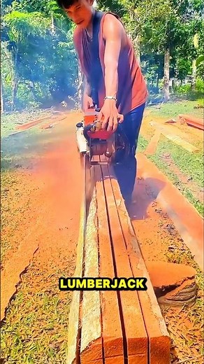 This Lumberjack Has a Built-in Laser Guide