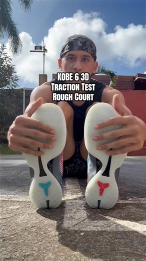 Kobe 6 3D traction test sa rough court