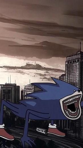 Shin Sonic vs Shin Godzilla epic battle #shinsonic #animation #godzilla