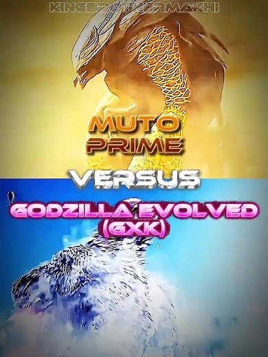 Godzilla Evolved vs Muto Prime #edit #godzilla #godzillaedit #mutoprime #godzillaevolved