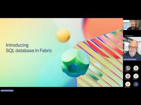 SQL database in Fabric Ep 1 Getting to know SQL database in Fabric by Javier and John