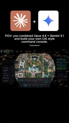 POV: you combined Gemini 3.1 + Opus 4.6 and built your own CIA style c