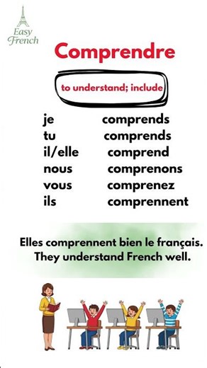 comprendre French Verb Conjugation