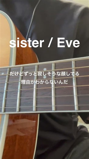sister / Eve #eve #歌ってみた #弾き語り