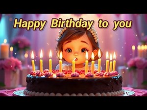 Happy Birthday Song – Cute Baby Dance Party! 🎉 Kids and Toddlers Birthday Music