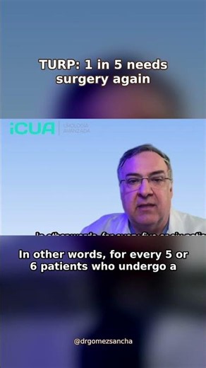 TURP: 1 in 5 needs surgery again