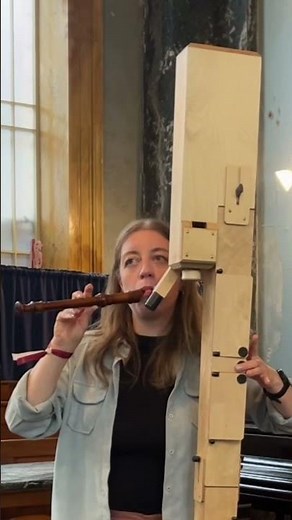 The SUB GREAT BASS recorder- this biggest I’ve ever performed on! #teamrecorder