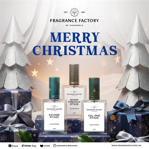 Merry Christmas from Fragrance Factory! May your holiday season be filled with unforgettable scents and festive cheer! ✨🎄 #FragranceFactory #BestGiftForChristmas #ChristmasScent #HolidayFragrances | Fragrance Factory by Chemworld