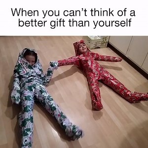What's the best gift you can give a loved one? Why yourself, of course! 😂 🎁 🎄 Like America's Funniest Home Videos | America's Funniest Home Videos