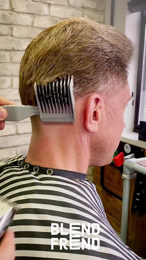 Easy Low Taper Fade Tutorial with Blend Frend | Barber Tips