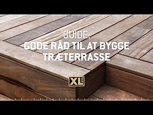 Gode råd til at bygge træterrasse med Casper Kjerumgaard og Emma Martiny | XL-BYG