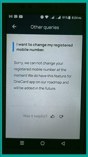 How To Change Mobile Number In One Card | One Card Credit Card Me Mobile Number Kaise Change Kare