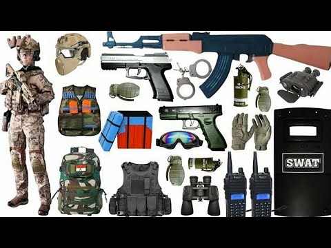 Special Forces Military Toy Gun Set Unboxing, AK47 assault rifle, Hk Usp, Glock toy Pistol, bomb