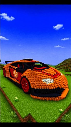 Minecraft LAMBORGHINI SUPER CAR 🚗 #minecraft