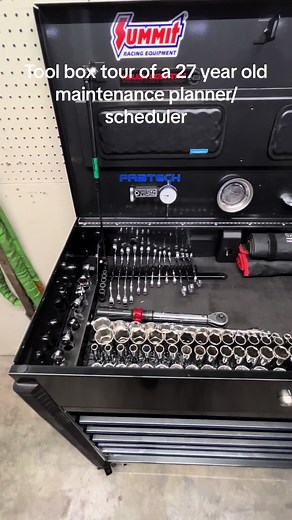 Started out as an electrician, worked all the way up to being the maintenance planner scheduler. I have taken a lot of tools home, but i kept what i use the most. #tools #toolbox #toolboxtour #fyp #foryou #workflow