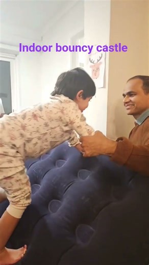 Indoor bouncy castle