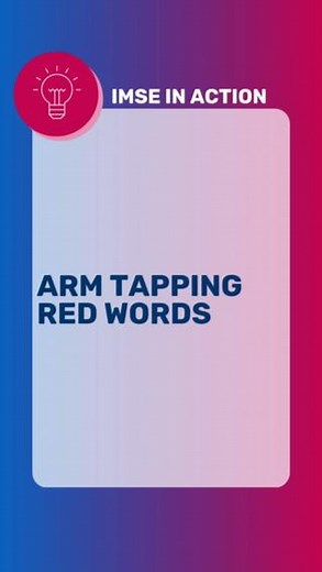 IMSE's Orton-Gillingham on Instagram: "Arm Tapping is a body memory technique taught in OG+ training that helps students read and spell Red Words with confidence. 💪📚 Want to learn how to use this and other powerful strategies? OG+ is available in person this summer—coming to a state near you! 🌟 Prefer flexibility? Choose our new asynchronous option or join us live virtual. 👇 Drop an 'I love IMSE' in the comments for the link to find the training that’s right for you! #IMSE #RedWords #ArmTapp