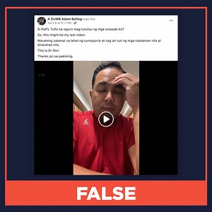 FALSE: COVID-19 tally in PH manipulated by doctors