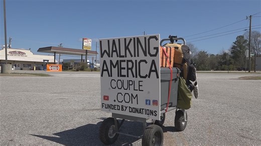 Couple walks across America to embrace discomfort and uncertainty