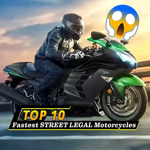 1.7M views · 26K reactions | Top 10 Fastest Street Legal Motorcycles | Yammie Noob | Facebook