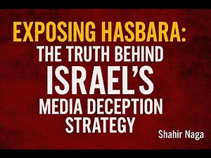 Exposing Hasbara! The Truth Behind Israel's Media Deception Strategy #shahirnaga
