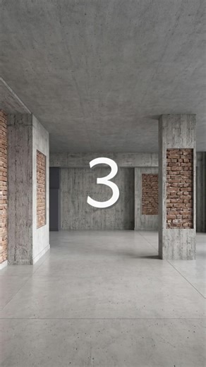 Concrete and brick becomes contemporary living #design #beforeandafter #interiordesign