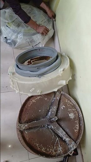 How to change the drum of Samsung Front load washing machine #samsungappliance