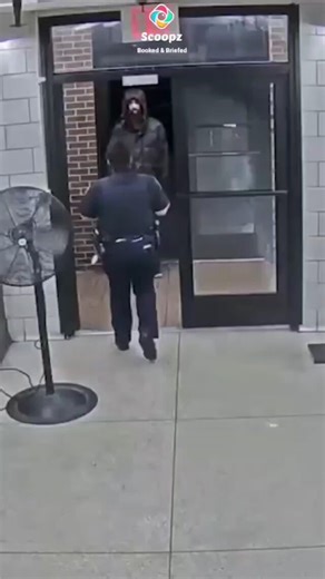 This man tries to enter the police station in the early am and he decided to try and attack the officer greeting him at the door with a knife. He training was able to help fight him off long enough for other officers to come help. 👀
