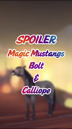 Spoiler of Halloween Magic Mustangs - normal coats in Star Stable Online. Ngl, I don't like them. But the name Calliope sound soon good Bolt is a Dark Core horse Calliope is Ydris horse #sso #starstable #starstableonline #spoiler #ssospoiler #cheats #spoileralert #halloween #halloween2024 #horse #mustang #calliope #Bolt #magic