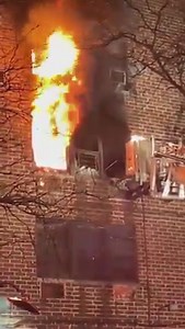 22K views · 613 reactions | Bronx *2nd Alarm* Box 4759. 2105 Honeywell Ave. Fire out the windows 3rd floor Video by: Mario Scirica | NYC Fire Wire | Facebook