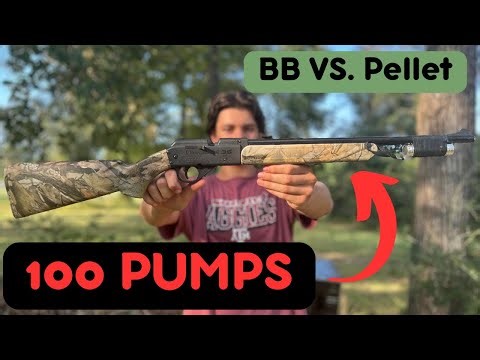 What happens if you over pump a BB gun (100+ pumps bb vs pellets)