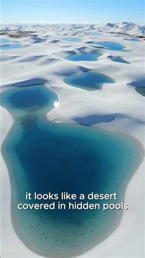 Brazil Has a Desert That Fills With Blue Lagoons