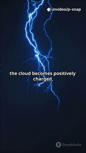 How Lightning Happens ⚡⛈️ | The Sky’s Electric Spark!