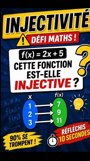 Is this function injective? (90% get it wrong) #MathChallenge #Injectivity #Functions #Mathematics