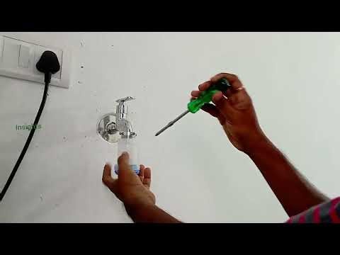 How to add washing machine tap filter