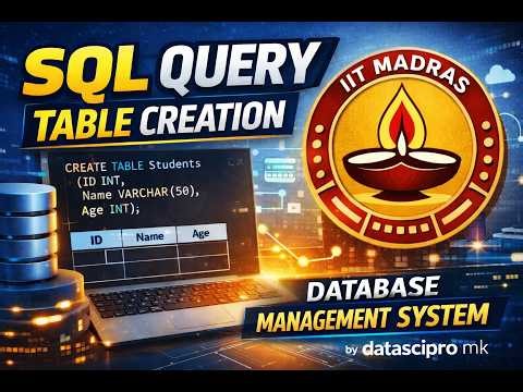 DBMS-SQL [Table Creation] IITMadras
