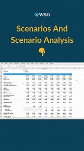 #Scenarios  are great because they allow you to visualize all future possibilities. You can create different scenarios to account for different outcomes or potential changes to your business environment. FINANCIAL STATEMENT MODELING COURSE https://www.wallstreetoasis.com/courses/financial-modeling-certification/3-financial-statements?utm_source=organic_social&affiliate=wso-socials #investmentbanking #financialmodeling | Wall Street Oasis | Facebook